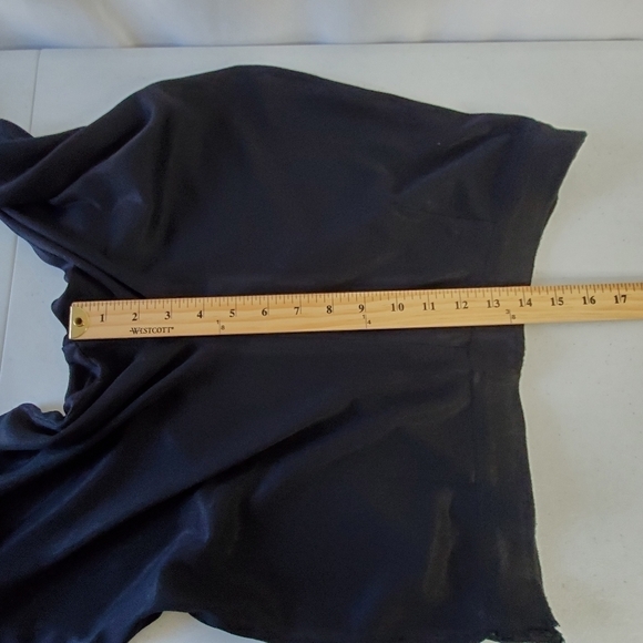 Exclusively Misook Knit Ankle Pant Size L Hi-Rise Black Stretch Casual Pull-on - Picture 8 of 16